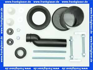 405116001 Geberit Anschlussset für Wand-WC PE d90/45 mit Befestigungsmat. etagiert