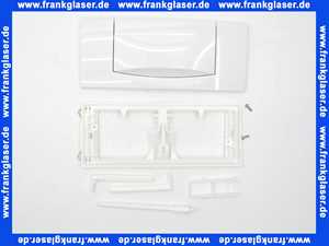 115333111 Geberit Abdeckplatte Drückerplatte 300T für UP Spülkasten mit Betätigung von oben weiss
