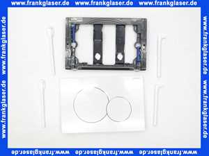 115770115 Geberit Drückerplatte Sigma 01 weiss-alpin für 2-Mengen-Spülung für UP320 / UP300 Spülkasten