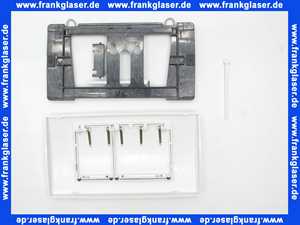 115899KJ1 Geberit Betätigungsplatte Twinline30 für 2-Mengen-Spülung weiss / hochglanz chrom