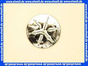 150280211 Geberit Abdeckung UNIFLEXD 52, Ablaufloch 52 mm hochglanz-verchromt