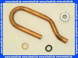 24001700 Geberit CU-Verbindungsrohr für Wasseranschluss hinten Mitte Spülkasten