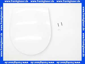 Geberit Visit WC-Sitz, weiß Scharniere Edelstahl 571150000