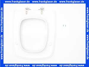 Geberit Cavelle WC-Sitz, weiß Scharniere Edelstahl 574720000