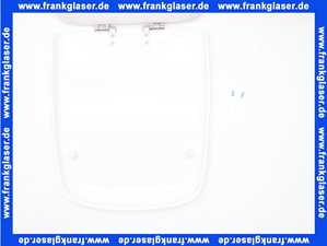 Geberit Cavelle WC-Sitz, weiß Scharniere Edelstahl 574720000