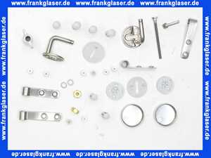 Geberit Set Scharniere für WC-Sitz Romantik, Edelstahl 597003000