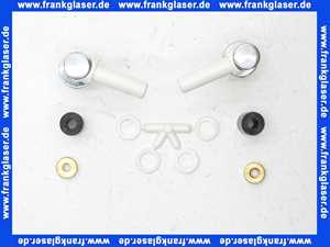 Geberit Set Scharniere, abnehmbar (2 Stück) verchromt 597110000