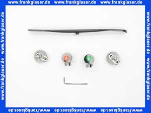 Geberit Set Scharniere für WC-Sitz mit Absenkautomatik, verchromt 598035000