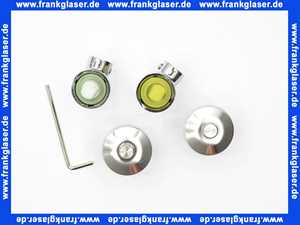 Geberit Set Scharniere für WC-Sitz Flow mit Absenkautomatik, verchromt 598054000