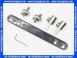 Geberit Set Scharniere für WC-Sitz Joly mit Absenkautomatik, Edelstahl 598114000