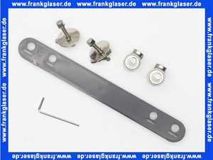 Geberit Set Scharniere für WC-Sitz Joly mit Absenkautomatik, Edelstahl 598114000