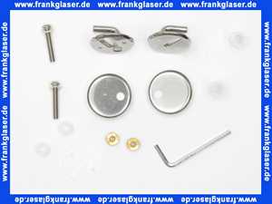 Geberit Set Scharniere für WC-Sitz Eurotrend, Edelstahl 598127000