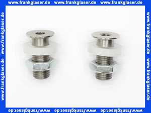 Geberit Set Gewindehülse für Scharnier für WC-Sitz, Befestigung von vorne 598175000