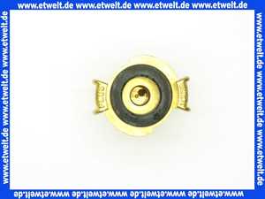 GEKA plus Gartenspritzdüse 1/2 Zoll mit Geka plus Schnellkupplungsanschluss Messing schwarze NBR Formdichtung Schnellkupplung Klauenkupplung Schlauchkupplung