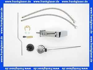 20001031 Gessi Einhand-waschtischbatterie Rettangolo Bagno mit Ablaufgarnitur verchromt