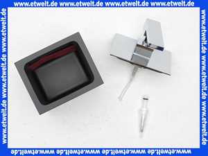 20838031 Gessi Seifenspender RETTANGOLO Standversion schwarzer Behälter, Spender/Füße chrom