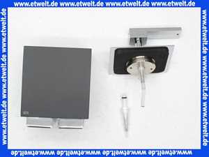 20838031 Gessi Seifenspender RETTANGOLO Standversion schwarzer Behälter, Spender/Füße chrom