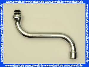 13005 Grohe Atlanta Rohrauslauf S-Form 150mm 3/4 verchromt