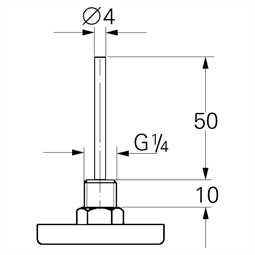 06225 Grohe Thermometer 1/4