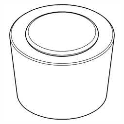 07576000 Grohe Umstellknopf 07576 für Atlanta Mehrlochkombination chrom