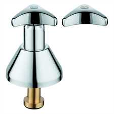 11330 Grohe Oberteil 1/2 f.UP-Ventil m.Trecorn-Griff m.lg Kegel kalt verchr.