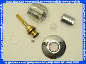 11545 Grohe Oberteil 3/4 für UP-Ventil mit Brillant-Griff warm verchromt