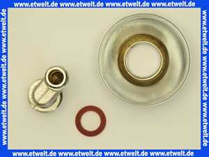 12050 S-Anschluss Grohe 3/8 x 3/4 Verstellbereich 17mm mit Rosette verchromt