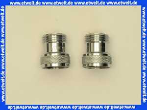 1416500M Grohe Rückflussverhinderer AG 1/2 IG 1/2 verchromt 2 Stck