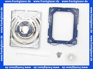 37063 Grohe Abdeckplatte Surf 156 X 197 mm mit Druckknopfbetätigung, verchromt