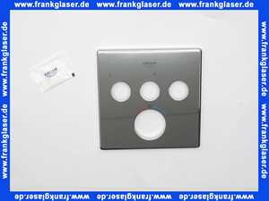 49042000 Grohe Rosette, chrom, eckig zu Grohtherm Smartcontrol m. 3 Absperrventilen