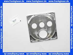 49042000 Grohe Rosette, chrom, eckig zu Grohtherm Smartcontrol m. 3 Absperrventilen