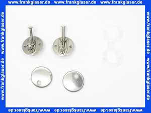 Grohe Befestigungssatz 49529 für Bau Keramik WC-Sitz und Deckel chrom 49529000