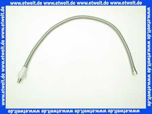 Sicherheits-Allgasschlauch mit Steckanschluss 750mm fuer Stadt-, Erd- und Fluessiggas nach DIN 3383