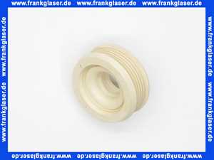 3172 Haas Euro Dubletta WC Spülrohr Verbinder weiss