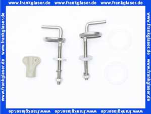115705 Hamberger Universal-Excenterscharnier Edelstahl für Cosima-Design WC-Sitz