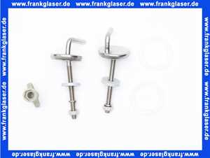 115705 Hamberger Universal-Excenterscharnier Edelstahl für Cosima-Design WC-Sitz