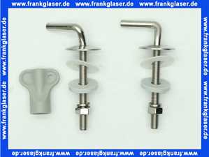 115729 Hamberger Metallbefestigung verchromt für Exklusiv Klos