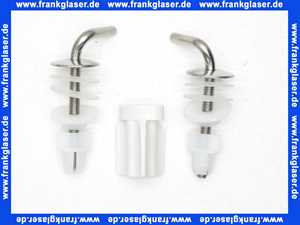 511565 Hamberger WC-Sitz Samoa mit Deckel mit Edelstahl Scharnieren und Puffern weiss