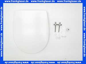 512135 Hamberger WC-Sitz Passat SoftClose Premium, Scharniere Edelstahl, Farbe Edelweiß 404