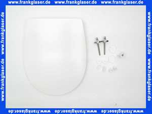512135 Hamberger WC-Sitz Passat SoftClose Premium, Scharniere Edelstahl, Farbe Edelweiß 404