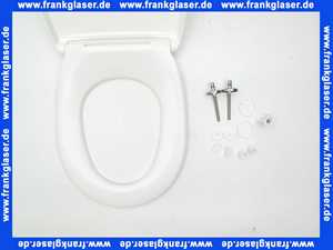 512135 Hamberger WC-Sitz Passat SoftClose Premium, Scharniere Edelstahl, Farbe Edelweiß 404