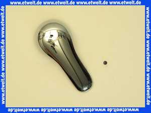 03880002 Hansa Bedienungshebel Hansaronda geschlossene Form verchromt