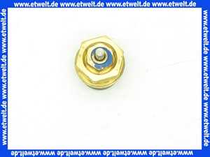 234002299 Heimeier Thermostat-Oberteil Stopfbuchse blau, ab Baujahr 1985