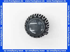 600000503 Heimeier Thermostatkopf mit Festfühler K anthrazitgrau RAL 7016
