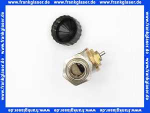 Heimeier Thermostatventil Ventilunterteil Heizkörperventil 1/2 Durchgang Rotguß vernickelt DN 15