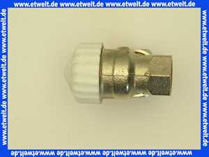 Heimeier Thermostatventil Ventilunterteil Heizkörperventil 3/8 Eck Rotguß vernickelt DN 10