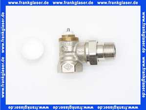 Heimeier Thermostatventil Ventilunterteil Heizkörperventil 3/4 Eck Rotguß vernickelt DN 20