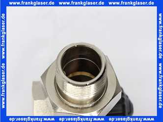 Heimeier Thermostatventil Ventilunterteil Heizkörperventil 1 Eck Rotguß vernickelt DN 25