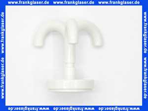 4779005099 Hewi Dreifachhaken Serie 477 d:50mm drehbar reinweiß