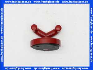 8019002033 Handtuchhaken Hewi doppelt 31mm rubinrot